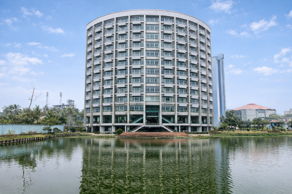 02. Main Building Lake View Crown Comfortia Hotel